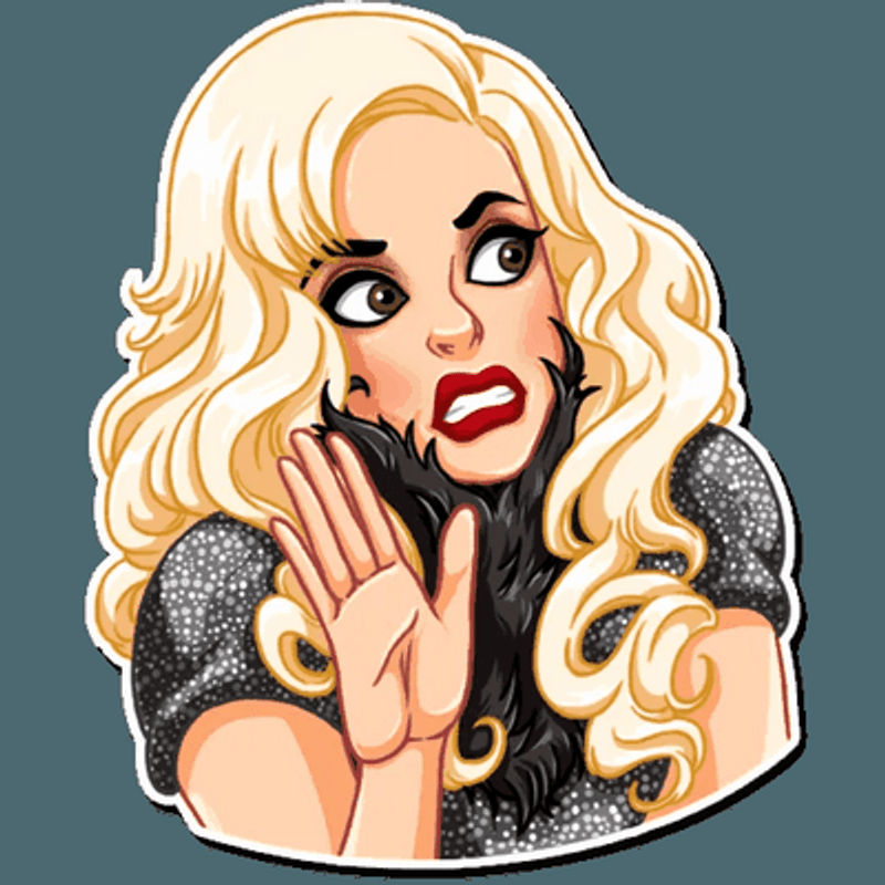 Lady Gaga Band Sticker 4