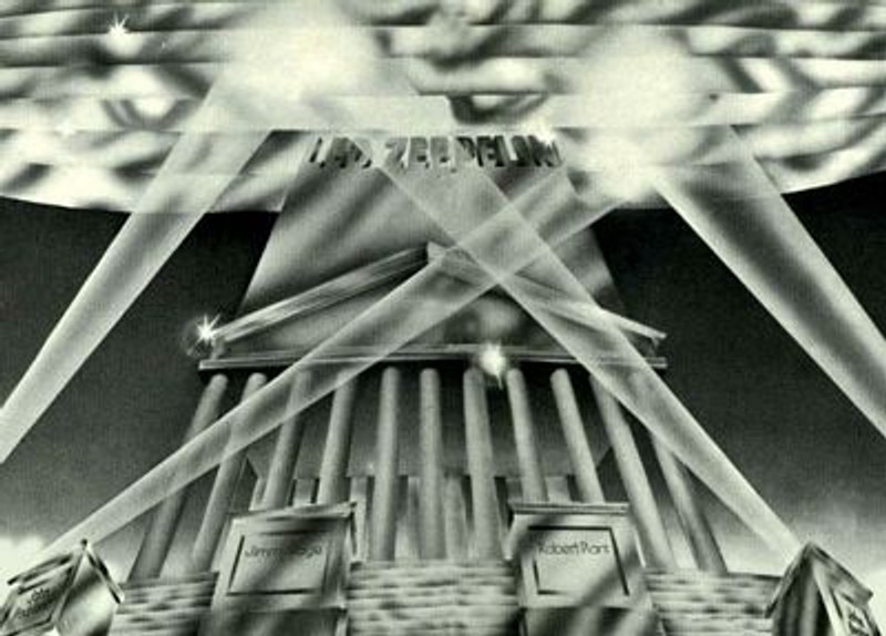 Led Zeppelin 3 Color Band Decal