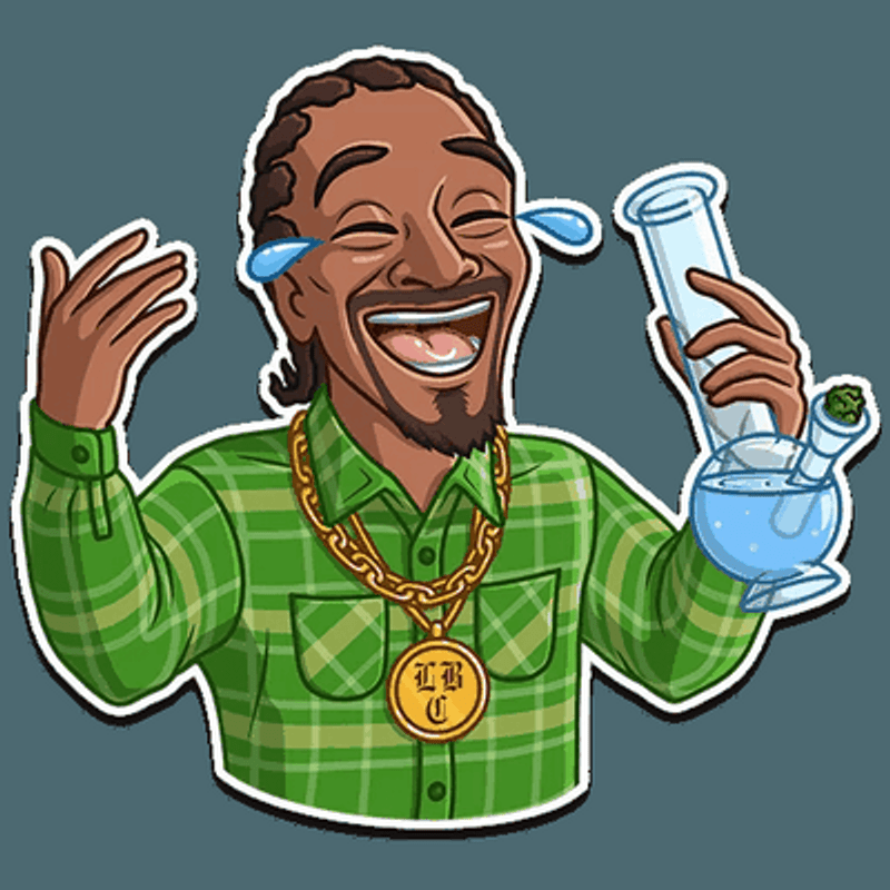 snoop dogg rap rasta king music band window sticker  01