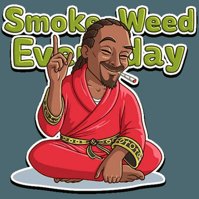 snoop dogg rap rasta king music band window sticker