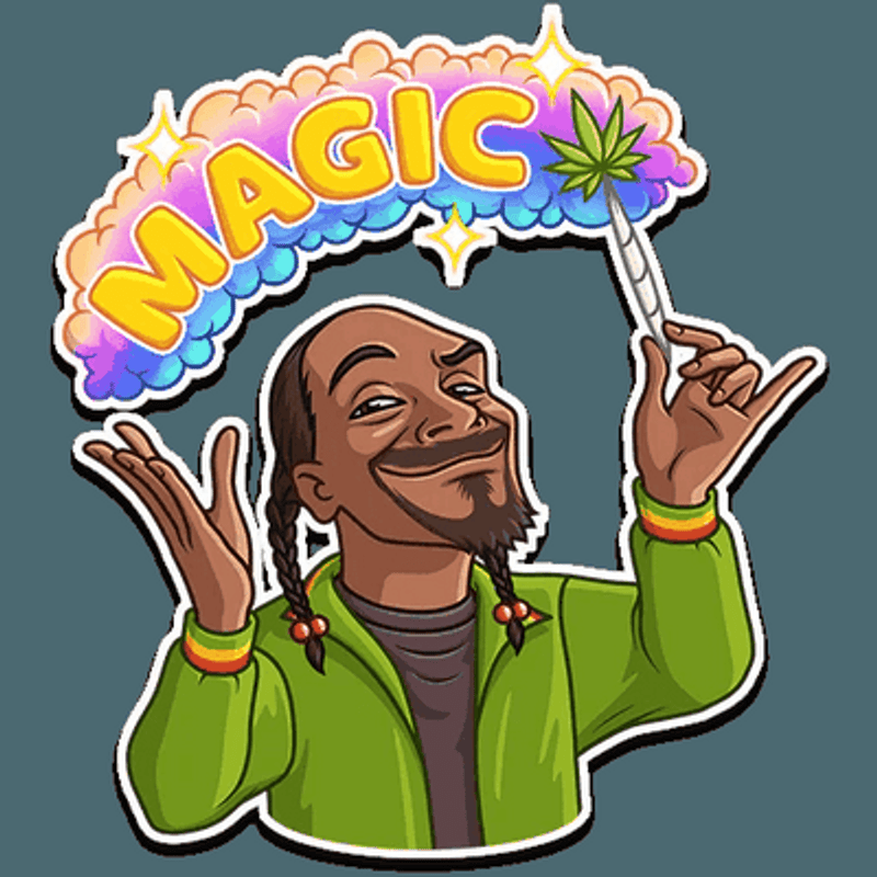 snoop dogg rap rasta king music band window sticker