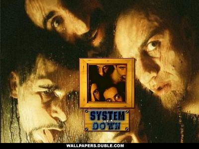 System of a Down 3 Color Band Decal