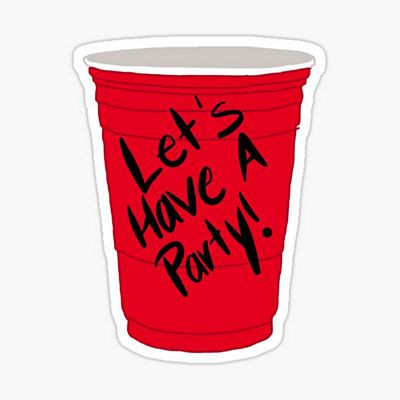 toby keith red solo band sticker