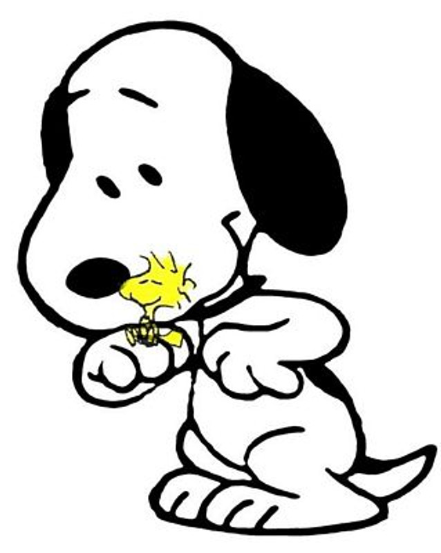 SNOOPY and Woodstock Peanust Gang Sticker 05