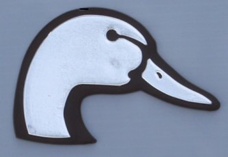 Duck Head Chrome Emblem