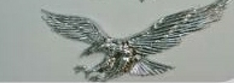 Eagle Chrome Emblem LEFT