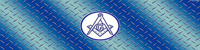 Masonic Blue Rear Window Truck Sticker