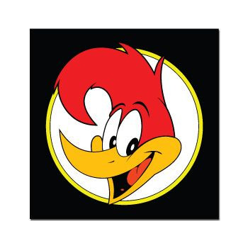 Woody Wood Pecker Circular Sticker