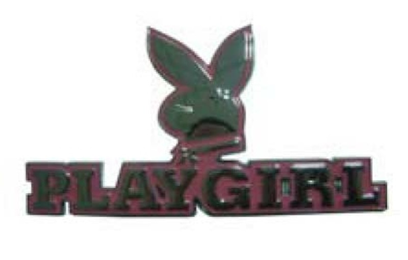 Playgirl Script Chrome Emblems