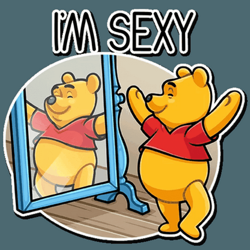 Winnie the Pooh Funny Cartoon Sticker Decal 10