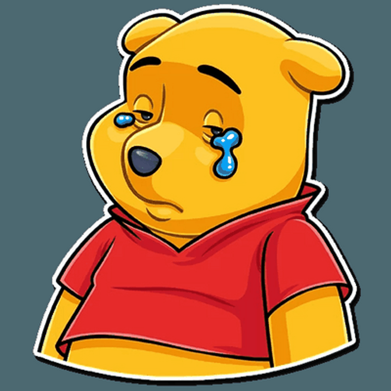 Winnie the Pooh Funny Cartoon Sticker Decal 15