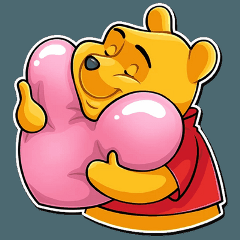 Winnie the Pooh Funny Cartoon Sticker Decal 35