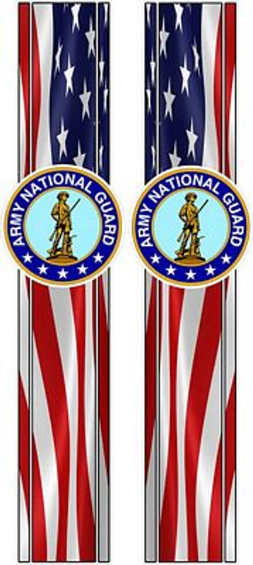 MILITARY USA FLAG army national guard COMBO KIT