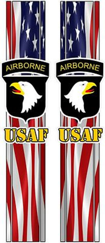 MILITARY USA FLAG usaf airborne COMBO KIT