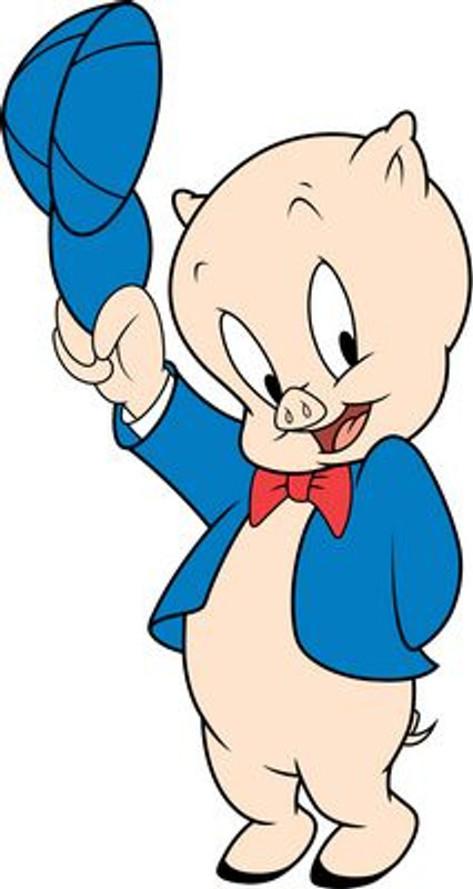 Porky Pig WB STICKER