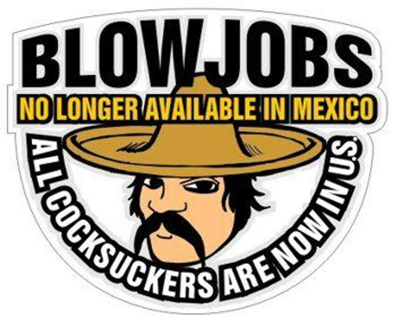 blow jobs Funny Humor Decal Stickers