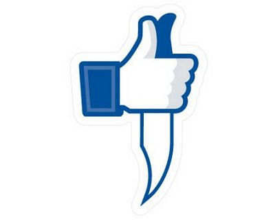 FB Like with Knife
