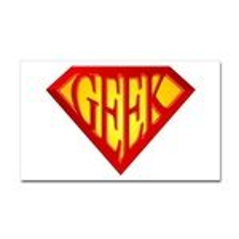 Super Geek Decal