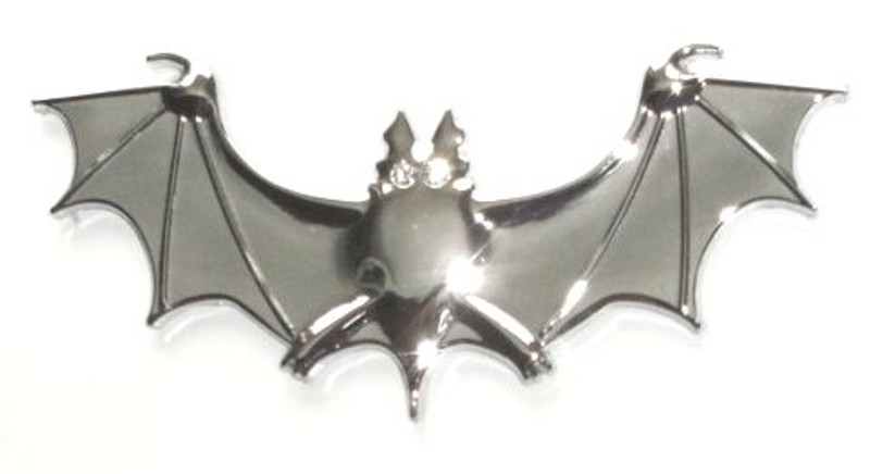 Bat with Crystal Eyes METAL Emblem