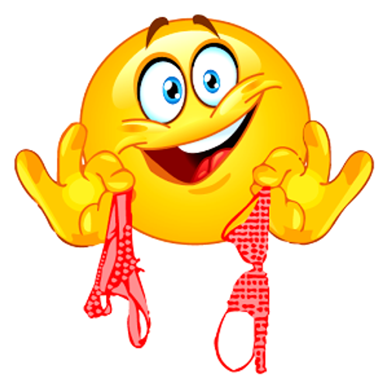 smiley adult panty sticker