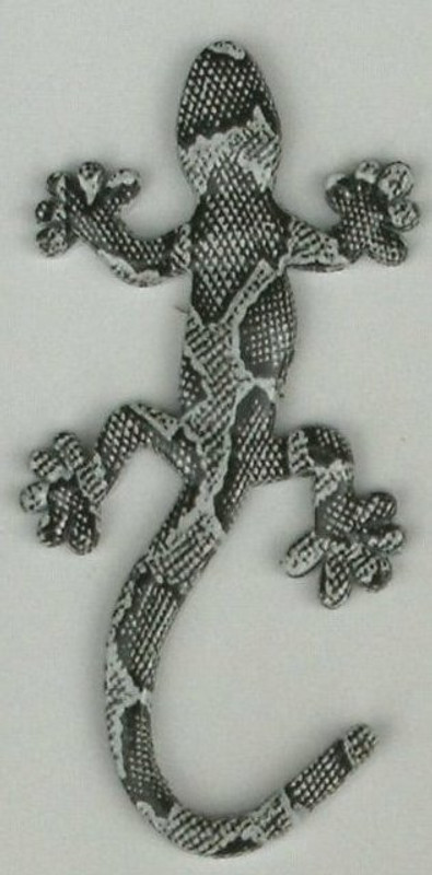 Gecko Gary Pattern METAL Emblem