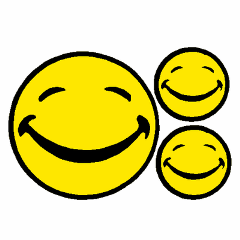 Smiley decal Set 070