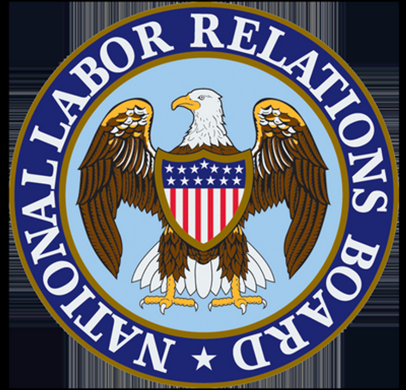 NLRB logo auto STICKER