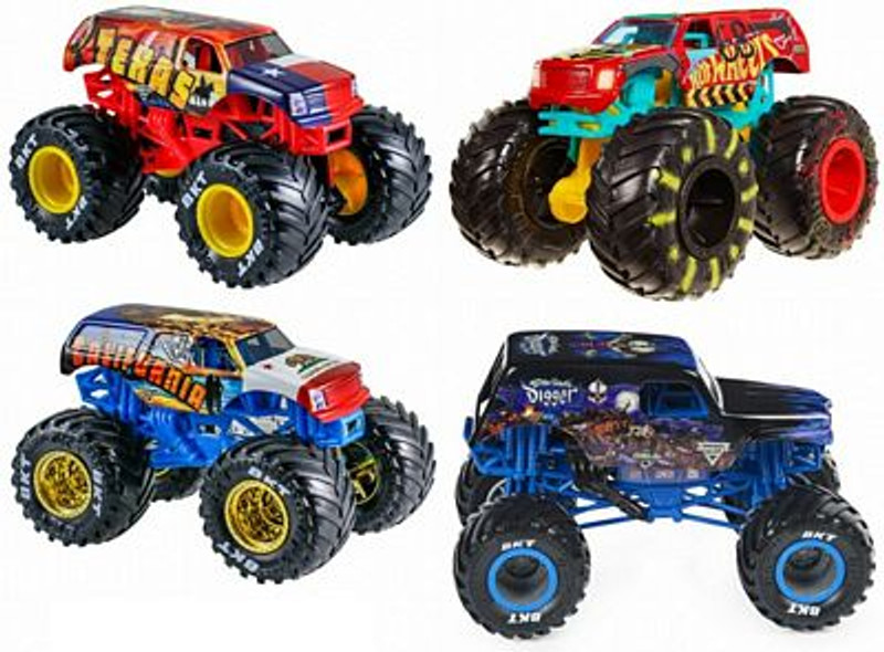 MONSTER TRUCK STICKER SET 4pcs A