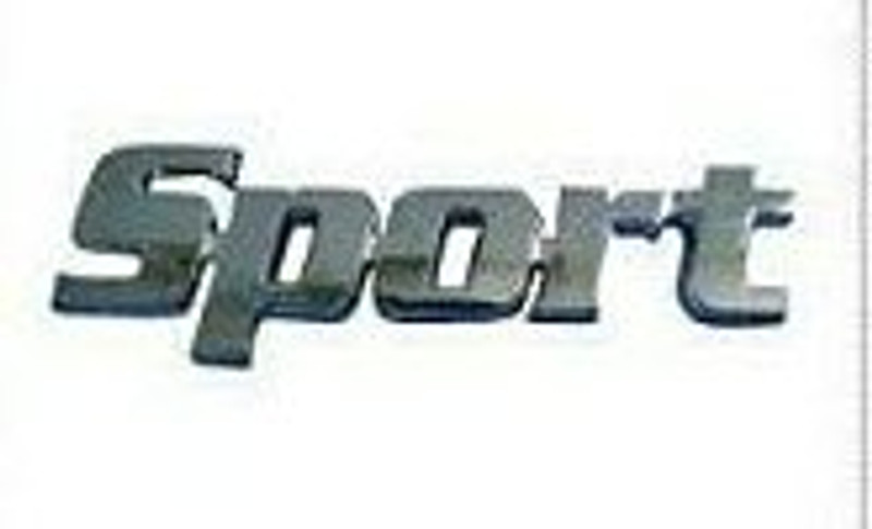 Sport Chrome Auto Badge