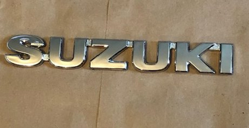 SUZUKI Chrome Emblem