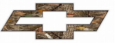 Chevy Bowtie Logo Decal Sticker - NATURE CAMO