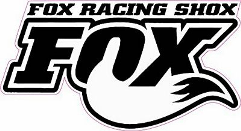 F Racing Shox White Tall Decal