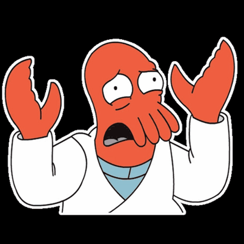 Dr Zoidberg FUTURAMA STICKER