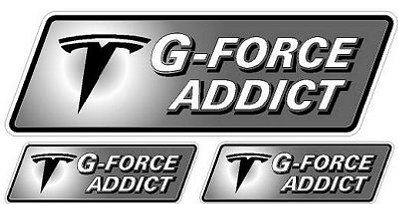 Tesla Motors G-FORCE ADDICT gray