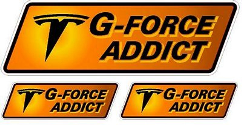 Tesla Motors G-FORCE ADDICT orange