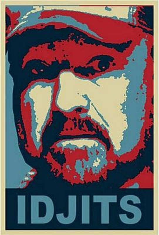 IDJITS hope poster Sticker