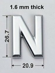 Style 1 - Standard Block - 1.2"