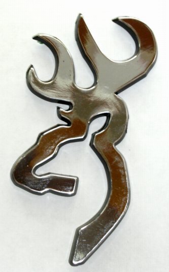 Hunting & Fishing Chrome Emblems