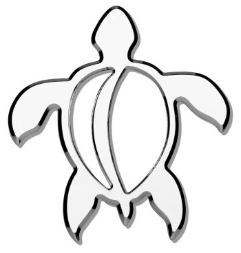 Hawaiian Chrome Emblems