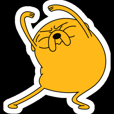 Jake Cartoon Stickers