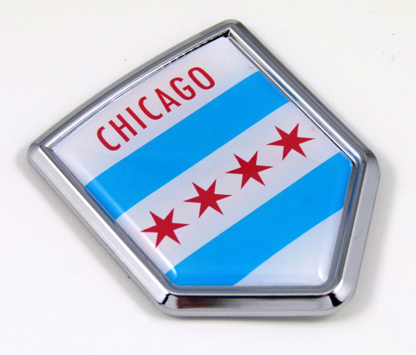 USA States Chrome Emblems