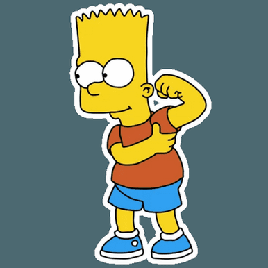 bart simpson PRANKSTER Sticker
