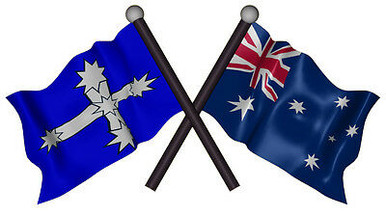 AUSTRALIA EUREKA FLAGS VINYL STICKERS