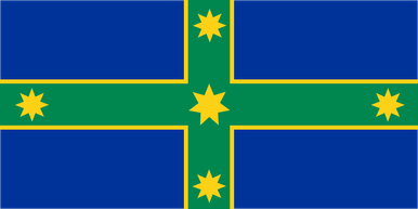 AUSTRALIA REBEL EUREKA FLAG GREEN GOLD
