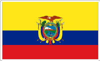 Ecuador Flag Sticker