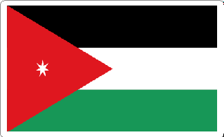 Jordan Flag Decal