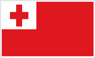 Tonga Flag Decal