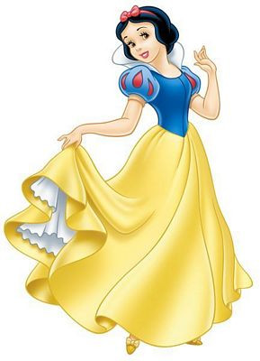 SNOW WHITE DANCE color cartoon sticker