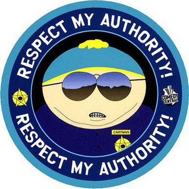 Respect My Authority South Park Decal 1433