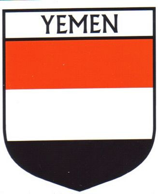 Yemen Flag Crest Decal Sticker